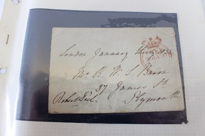 Lot 540 - An envelope to Mrs R N S Baron, 37 James...