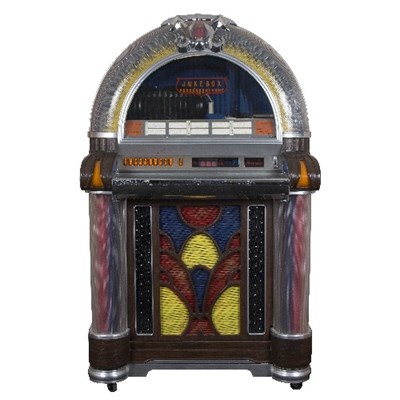 Lot 33 - A Jukebox, interior components signed...