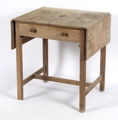 Lot 89 - A Heals bleached oak Pembroke table, fitted a...