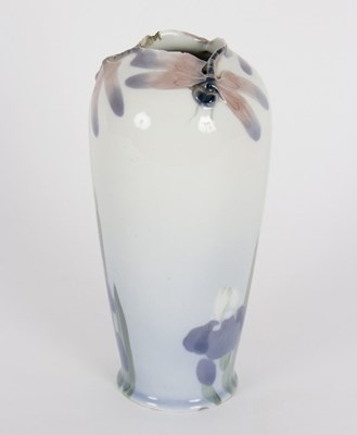 Lot 123 - Rorstrand/Swedish porcelain vase/decorated...