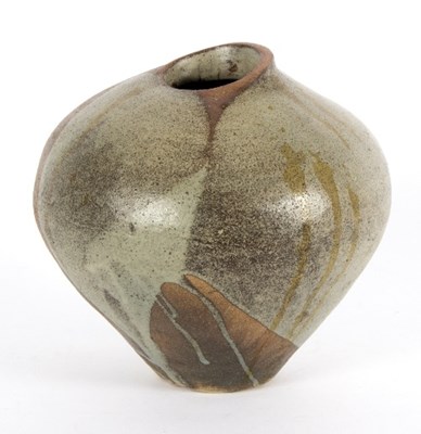 Lot 136 - Manner of Betty Blandino/Stoneware vessel/of...