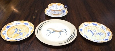 Lot 144 - John Armstrong/Clarice Cliff Bizarre ware tea...