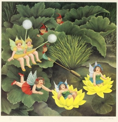 Lot 232 - Beryl Cook (British 1926-2008)/Fairies and...