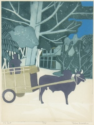 Lot 274 - John Brunsdon (British 1933-2014)/The Ox Cart/...