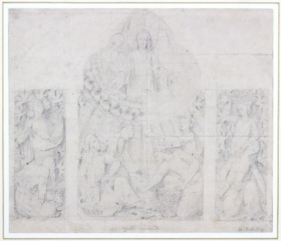 Lot 369 - Edward Welby Pugin (1834-1875)/Study for Our...