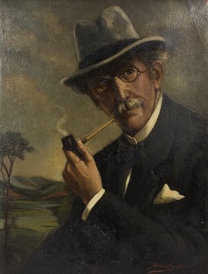 Lot 411 - Horace Sequeira/Portrait of Dr George William...