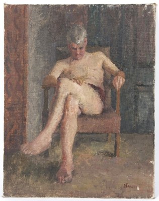 Lot 437 - Constance B Nash (British 1921-2015)/Seated...