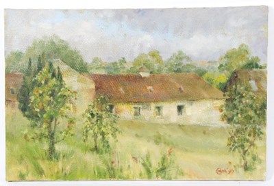 Lot 470 - Constance B Nash (British 1921-2015)/Farmhouse...