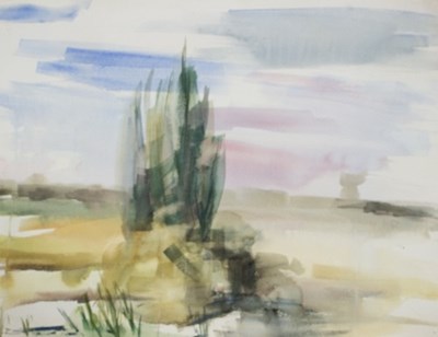 Lot 495 - Constance B Nash (British 1921-2015)/Landscape...