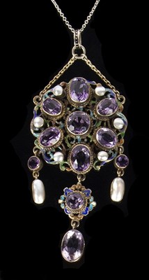 Lot 524 - An Austro-Hungarian amethyst and...