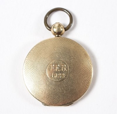 Lot 608 - A William IV gold locket enclosing locks of...