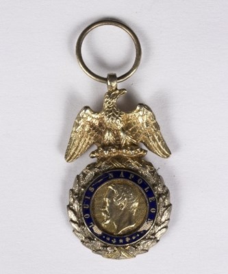 Lot 637 - A French military medal, Louis Napoleon III,...