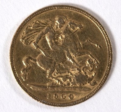 Lot 638 - A Victorian gold half-sovereign dated 1900