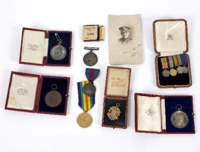 Lot 644 - Leslie R A Regan, a small archive, War Medal...