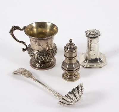 Lot 672 - A Victorian silver sifter spoon, London 1851,...