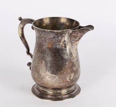 Lot 745 - A silver jug converted from a mug, now marked...