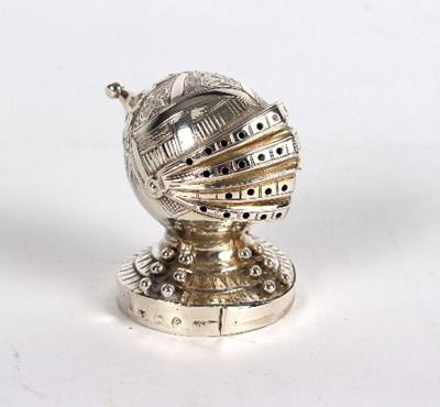 Lot 753 - A Victorian novelty silver salt, Lionel Spiers,...