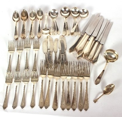 Lot 762 - An American silver table service, Dominick &...