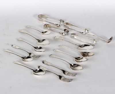 Lot 767 - A quantity of Georgian silver and later...