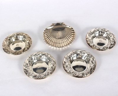 Lot 778 - Four Canadian silver bon bon dishes, Birks...