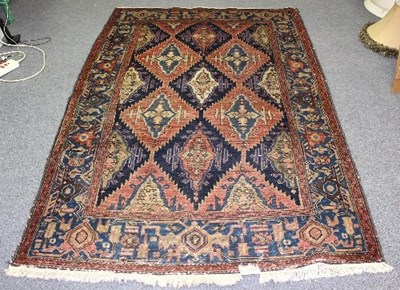 Lot 812 - A Belouch rug, 110cm x 178cm and a Hamadan rug,...