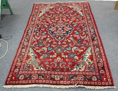 Lot 813 - A Hamadan runner, West Persia, 290cm x 107cm...