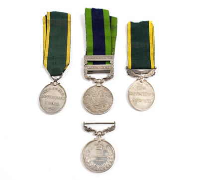 Lot 57 - A group of medals to Lenard Frank Kingston;...