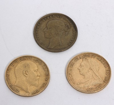 Lot 64 - A Victorian gold half-sovereign, 1898, an...