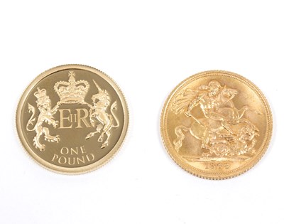 Lot 66 - A Queen Elizabeth II 'Gillick' gold sovereign,...