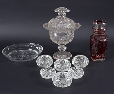 Lot 163 - A group of mainly 19th Century glassware, to...