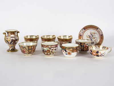 Lot 199 - A group of Japan pattern tea wares and a Spode...