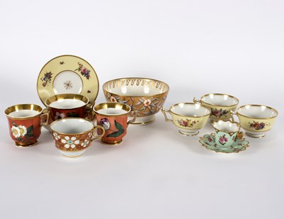 Lot 201 - A group of early 19th Century tea wares,...