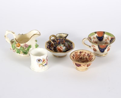 Lot 204 - A group of early 19th Century toy porcelain,...