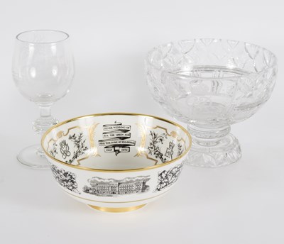 Lot 243 - A Royal Worcester Silver wedding bowl, no...