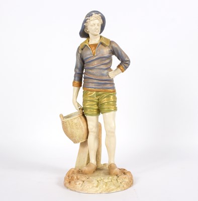 Lot 249 - A Royal Worcester figure of a French fisher...