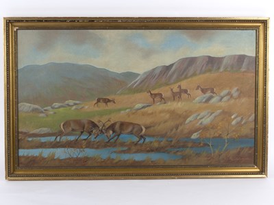 Lot 336 - Ralston Gudgeon (Scottish 1910-1984)/Stag...