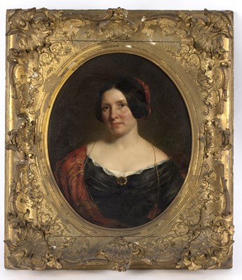 Lot 338 - 19th Century English School/Portrait of Mrs...