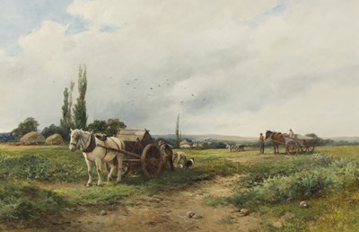 Lot 380 - David Bates (British 1841-1921)/ Carting...