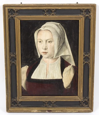 Lot 406 - After Joos van Cleve (1485-1540/41)/Portrait...