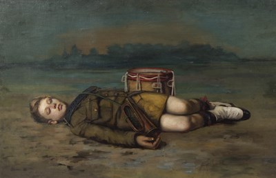 Lot 409 - Early 20th Century School/The Drummer Boy/oil...