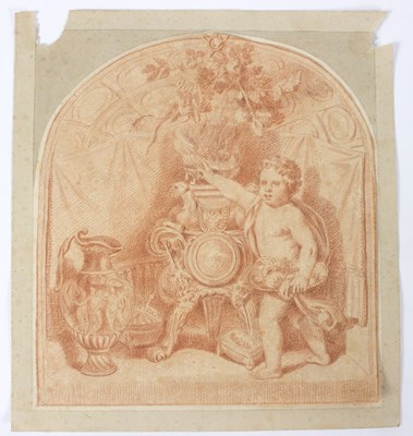 Lot 457 - 18th Century French School/Design for a Niche...