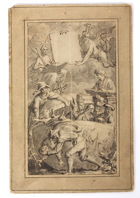 Lot 463 - 18th Century Italian School/Allegorical Figure...