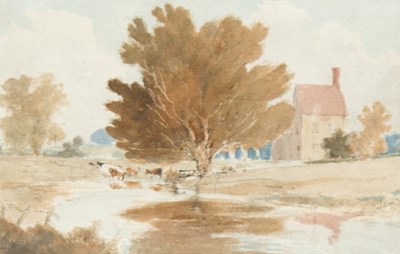 Lot 486 - Attributed to David Cox (1783-1859)/Landscape...