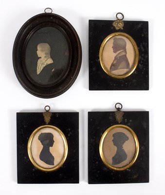 Lot 488 - Regency School/Four Silhouette...