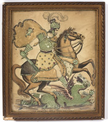 Lot 531 - 19th Century/George and the Dragon/cutwork...