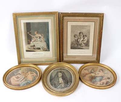 Lot 532 - Bartolozzi after Cipriani/Prudence and...