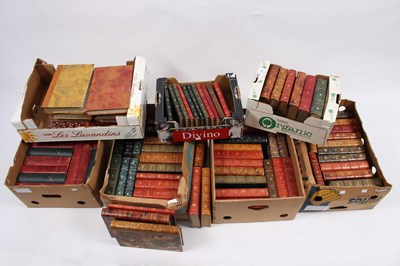 Lot 605 - Lisez-Moi: sixty-four leather bound volumes...