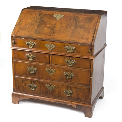 Lot 847 - An 18th Century walnut and feather banded...