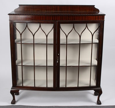 Lot 884 - A 1920s Chippendale revival mahogany china...