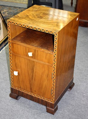 Lot 897 - A bedside cupboard, 37cm wide